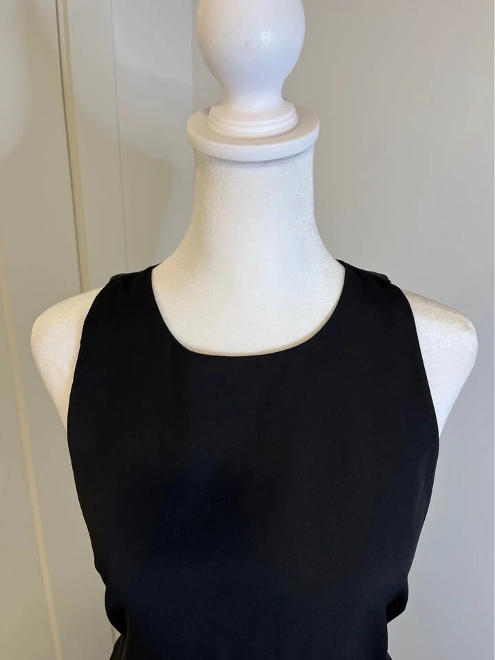 PIECES Sleeveless Zip-Up Black Dress - photo 2