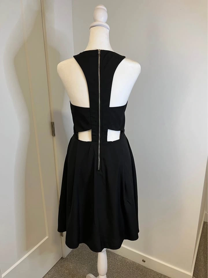 PIECES Sleeveless Zip-Up Black Dress - photo 3