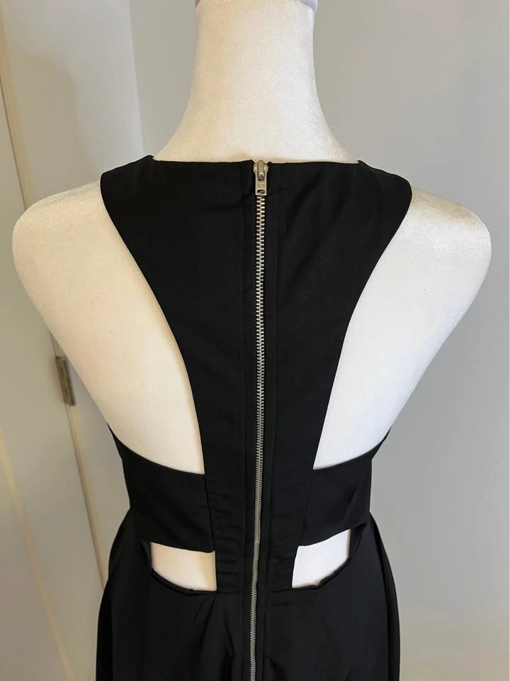 PIECES Sleeveless Zip-Up Black Dress - photo 4