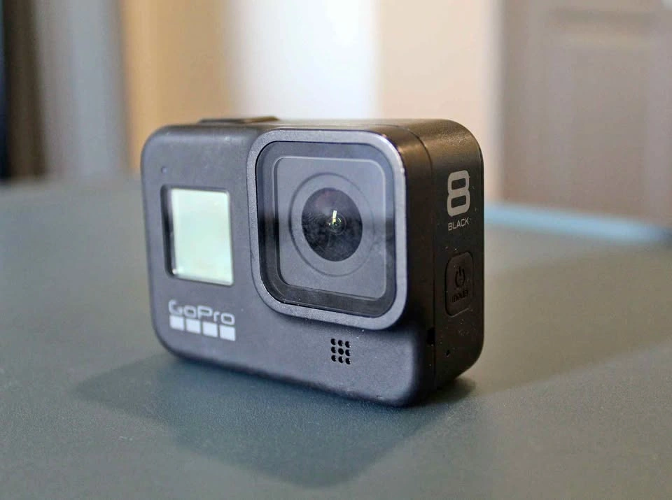 GoPro HERO8 Black, batteries, charger and accessories