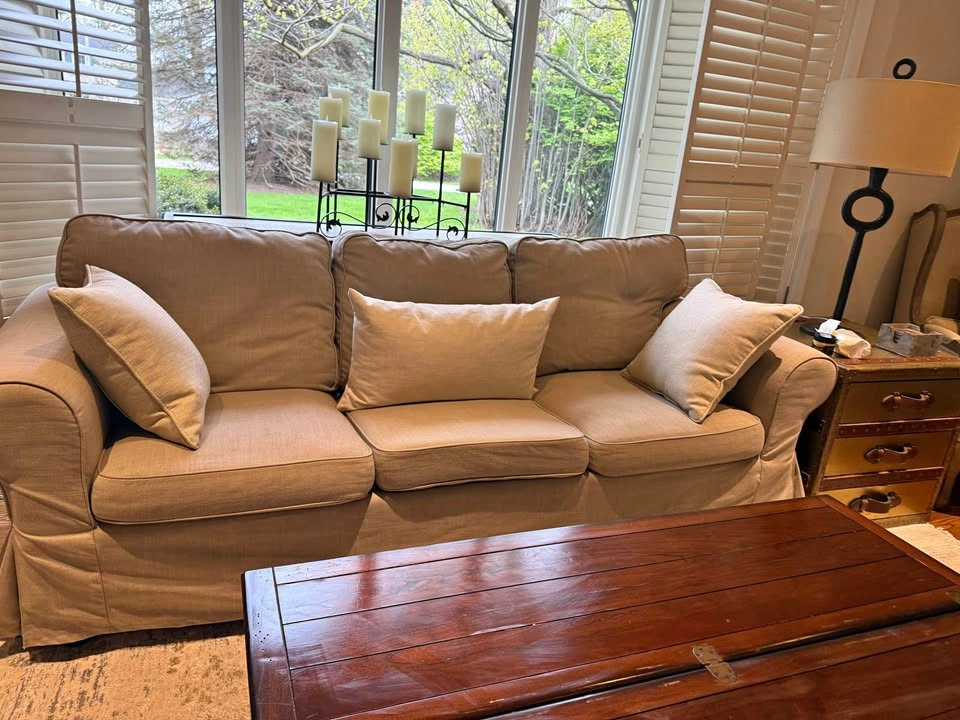 IKEA EKTORP Sofa and Loveseat Set