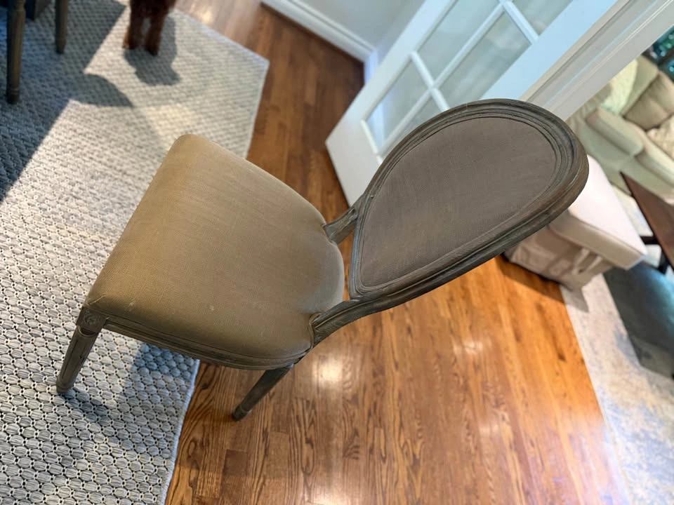 RESTORATION HARDWARE - Rustic Trestle Dining Table with 8 Chairs - photo 3