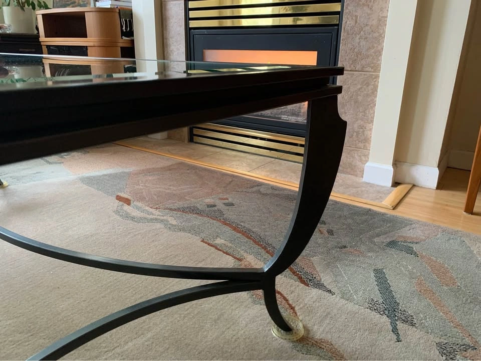 Large Contemporary Glass Coffee Table (50” x 30”) - Scan Designs - photo 2