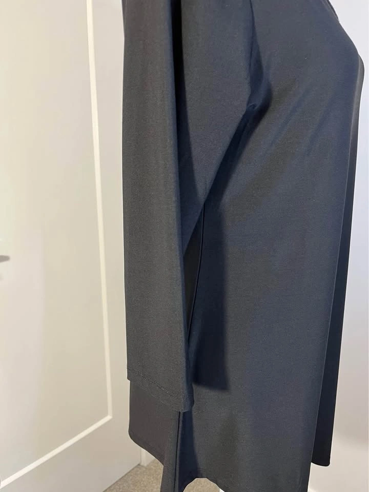 CREATION Asymmetrical Long Black Top - photo 4