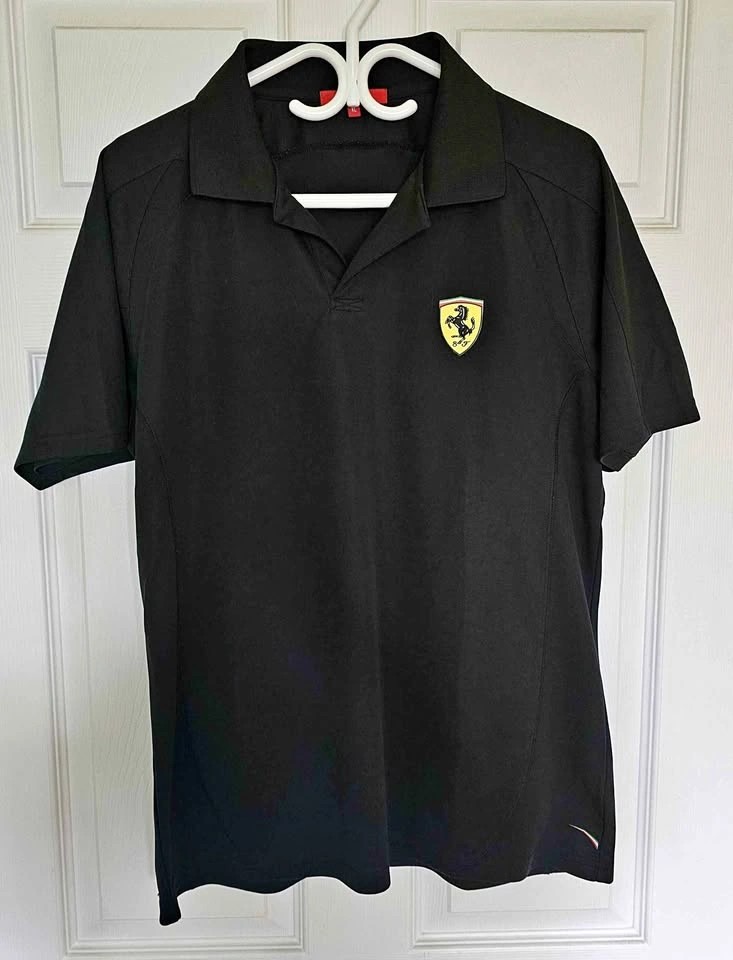 Authentic Vintage Scuderia Ferrari Tested Team Polo Shirt - XL