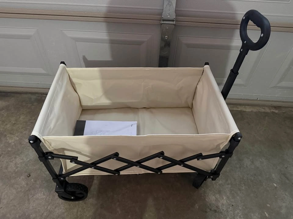 SONGMICS Collapsible Utility Wagon – 400 lbs Capacity - New - photo 4