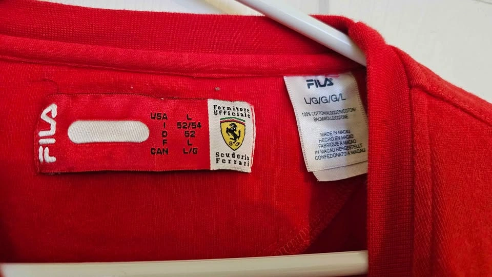 Brand New Vintage Fila x Ferrari F1 Team Long Sleeve T-Shirt - photo 2