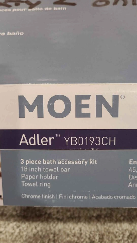 Moen Adler Chrome Towel Rings - Set of 2 - photo 3