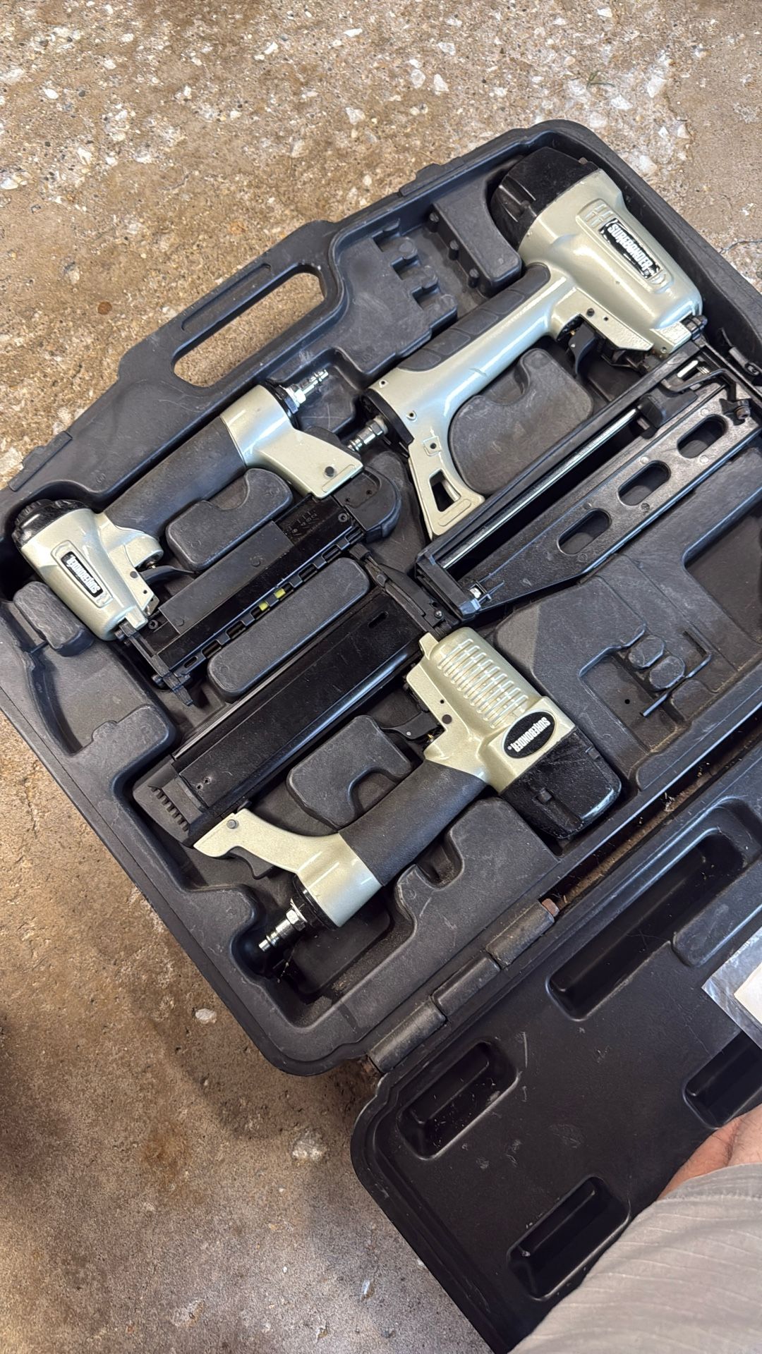 Surebonder 3pc Air Nailer Set With Case - photo 2