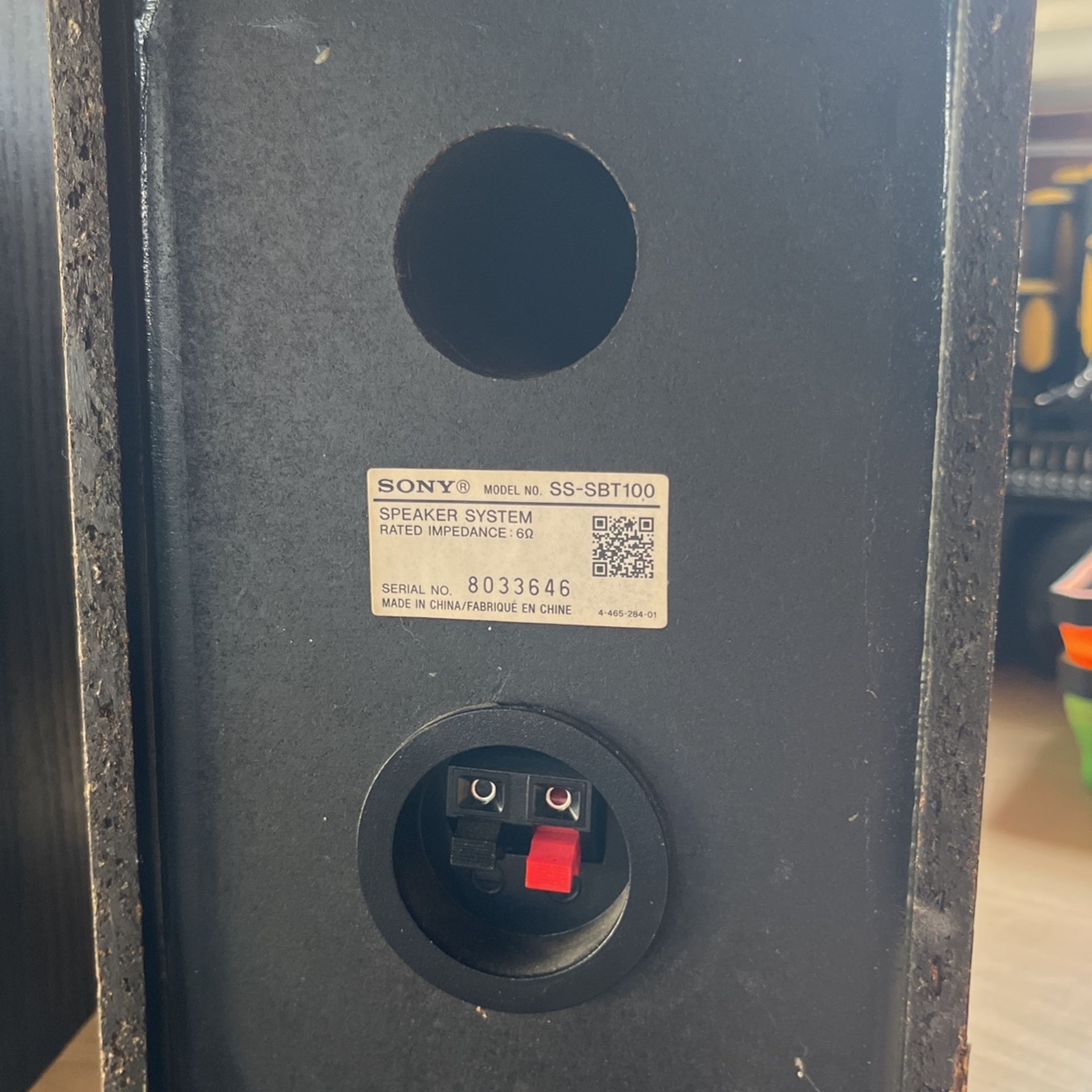 Sony SS-SBT100 Bookshelf Speakers