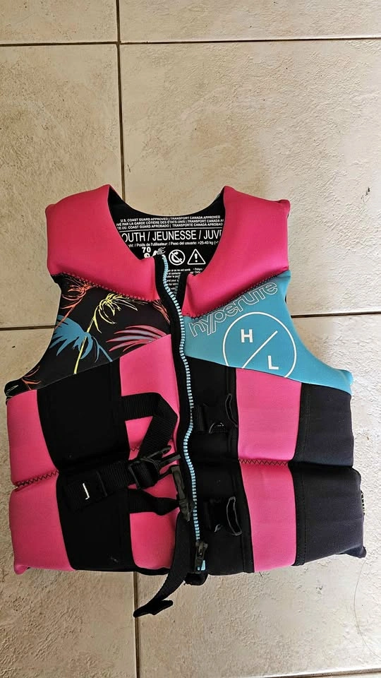 Hyperlite Youth Life Jacket.