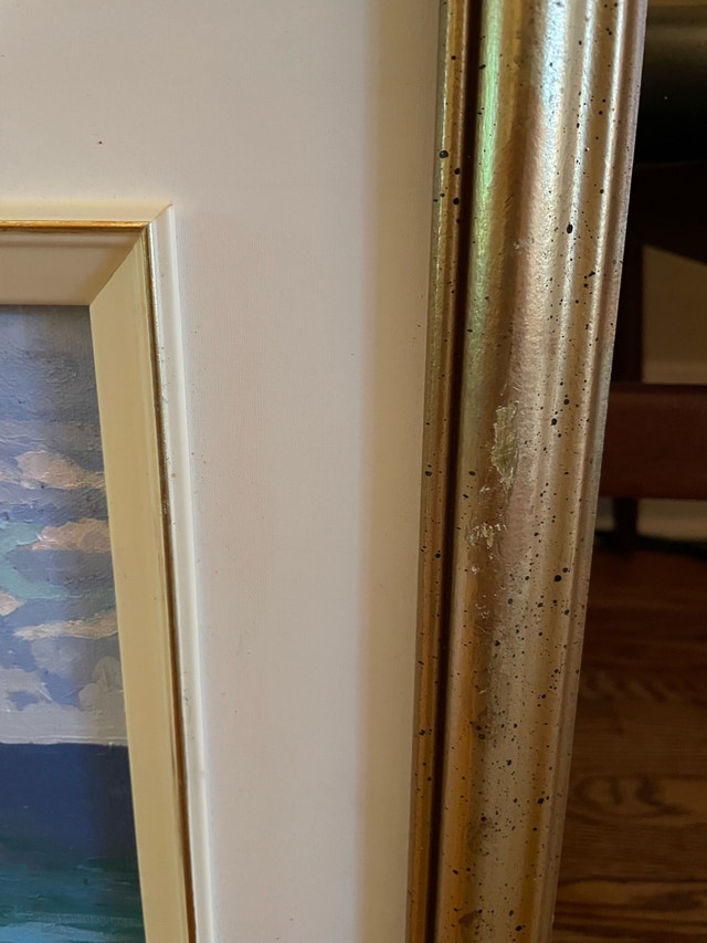 Original Framed Oil Painting – Georgian Bay Beach - photo 4