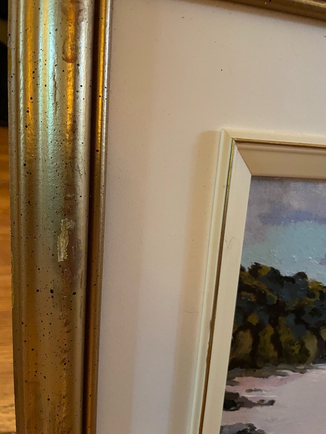 Original Framed Oil Painting – Georgian Bay Beach - photo 5