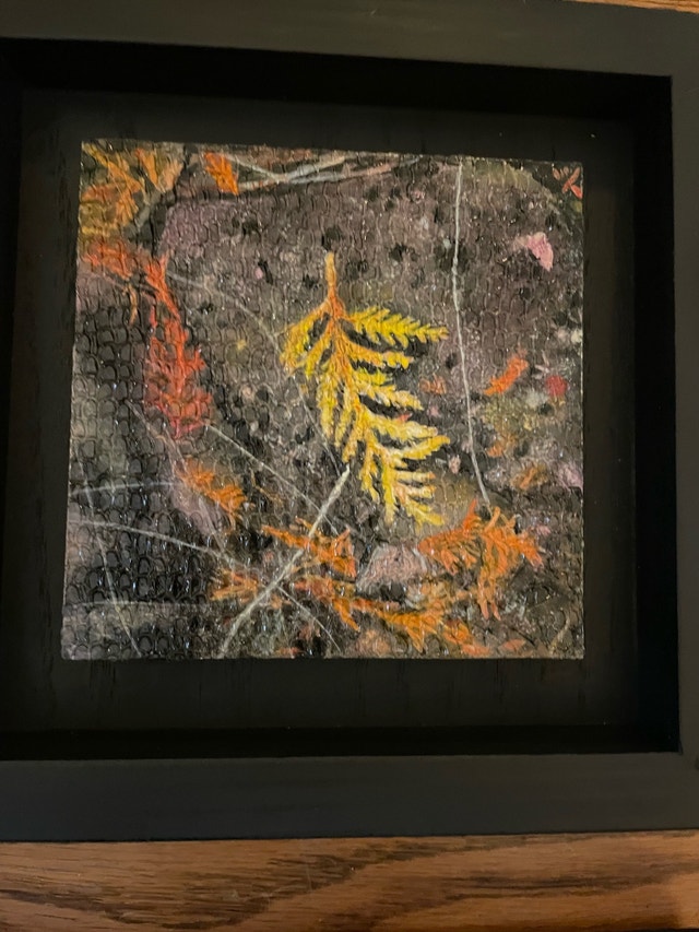 Set of 4 Original Miniature Framed Paintings - photo 2