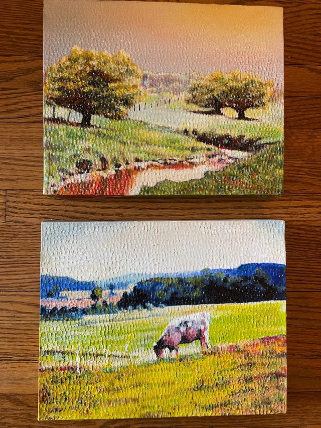 Original Landscape Paintings – Set of 2