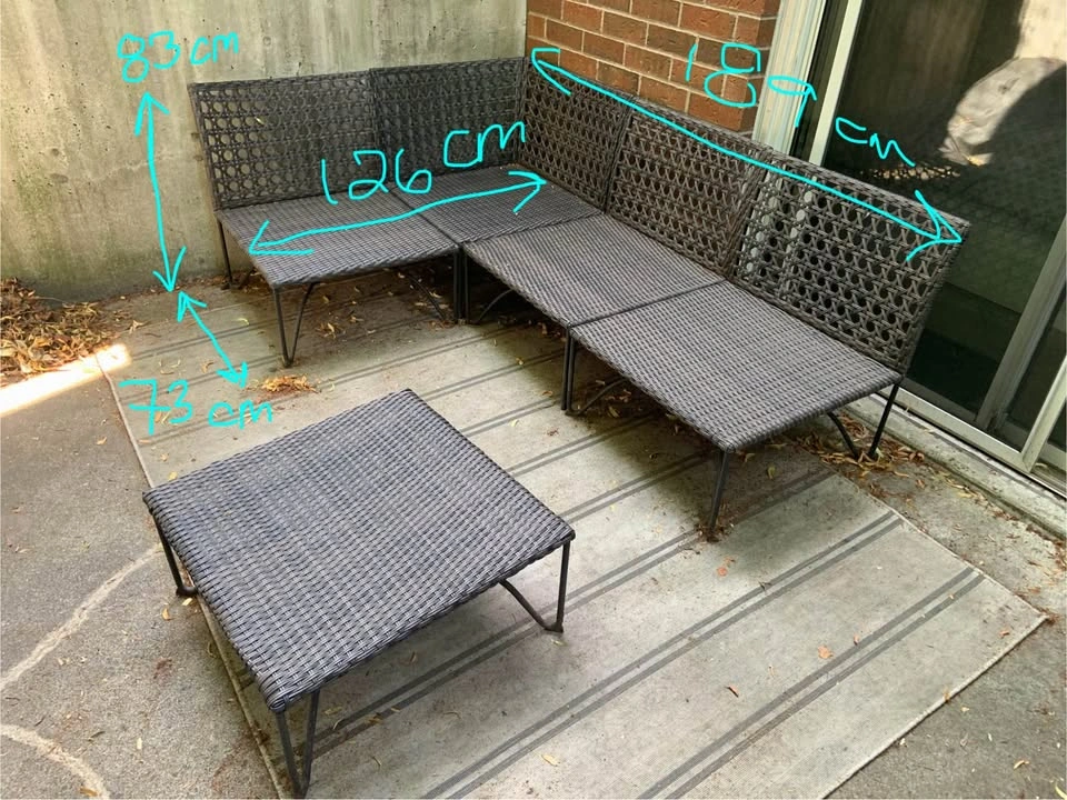IKEA JUTHOLMEN patio set - photo 3