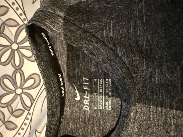 Boys Nike Dri Fit Swim Tee - photo 2