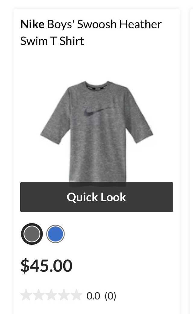 Boys Nike Dri Fit Swim Tee - photo 4