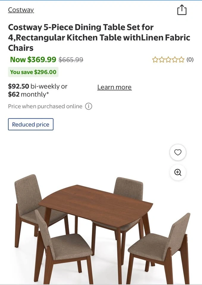 Dinning table and chairs (set of 4 chairs) - photo 5