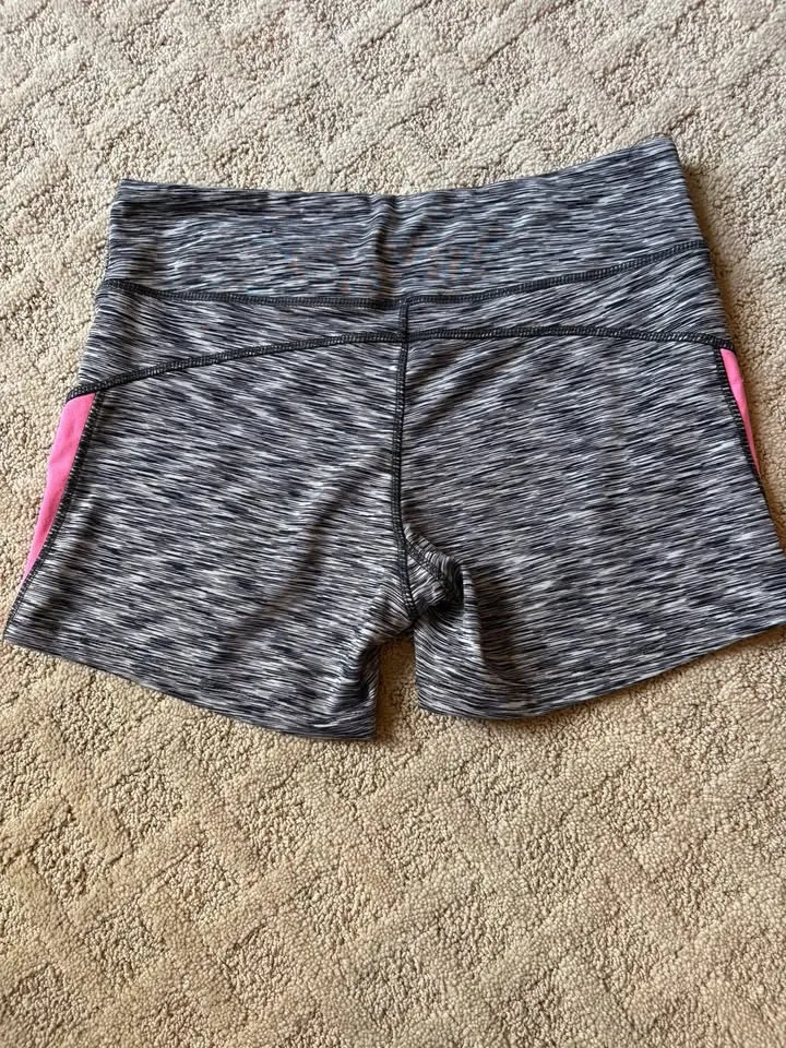 One Tooth Grey and Pink Gym Shorts image indicator(2)