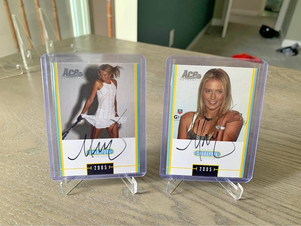 Maria sharapova autograph - 2005 Ace Authentic
