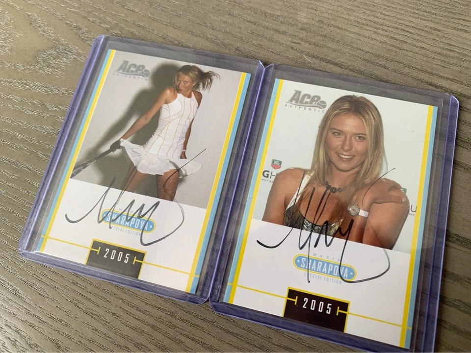 Maria sharapova autograph - 2005 Ace Authentic - photo 2