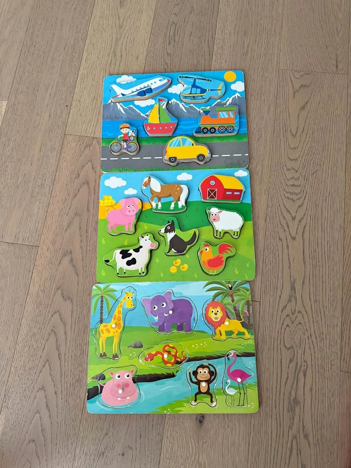 Baby peg puzzle