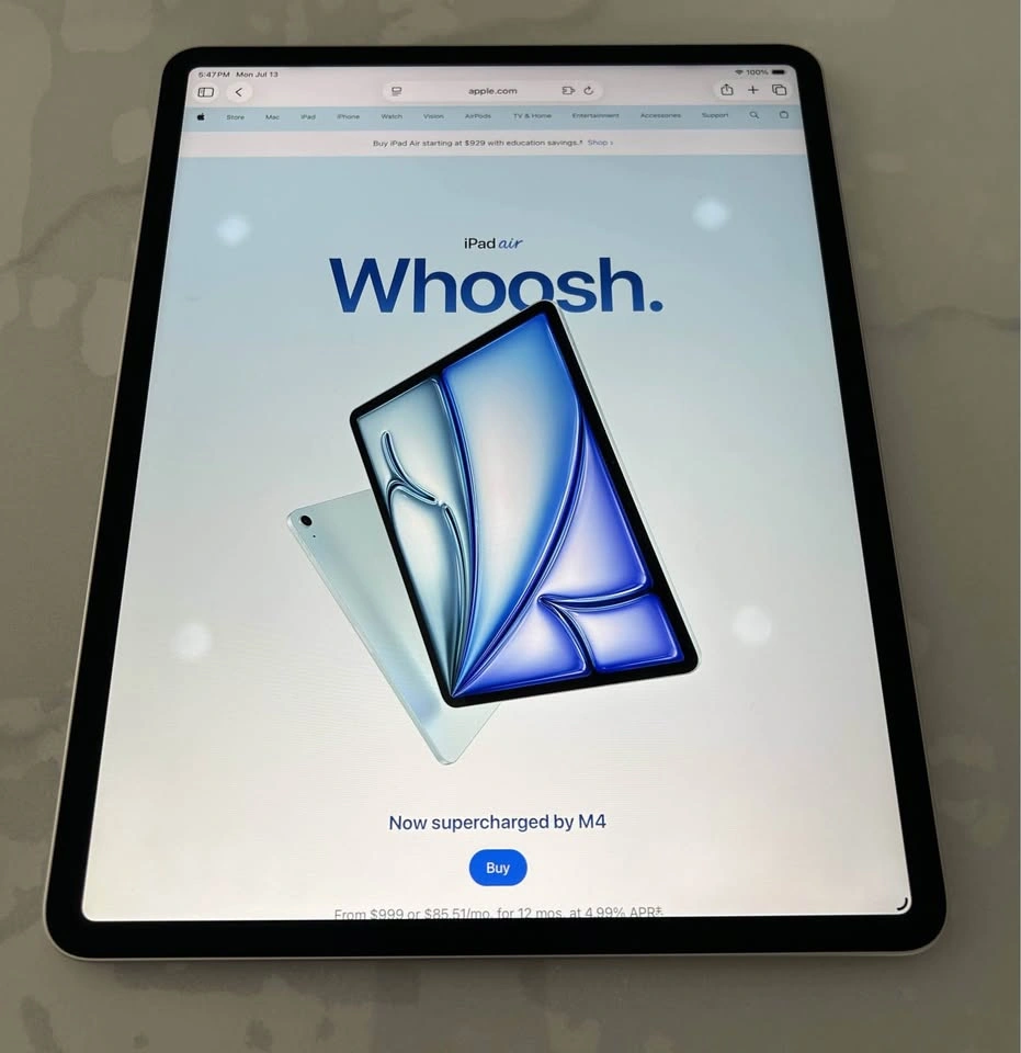 Apple iPad Air M4 128GB WiFi (Starlight) - photo 5