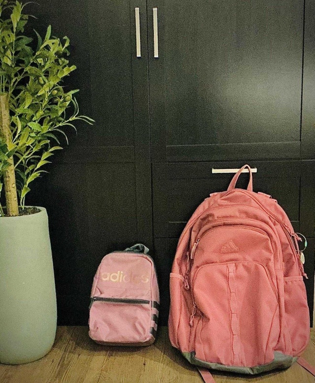 Adidas Backpack & Lunch Bag Set – Matching /PinkCoral