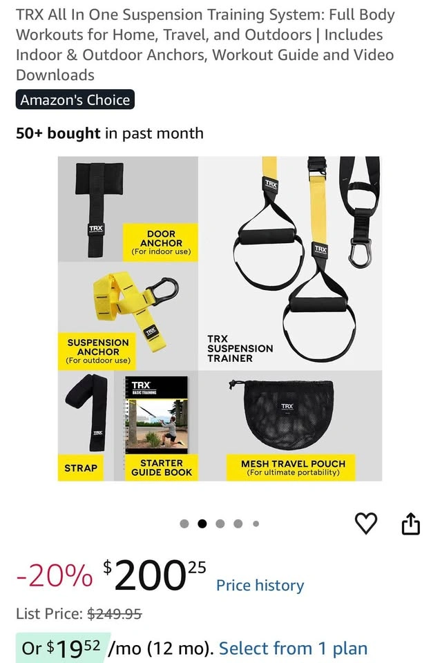 TRX Suspension Trainer Kit all in one - photo 5