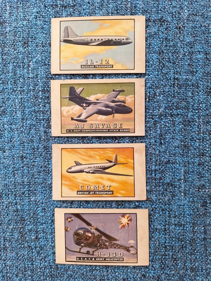 Vintage 1952 Topps Wings Trading Cards - Lot of 12 - photo 3