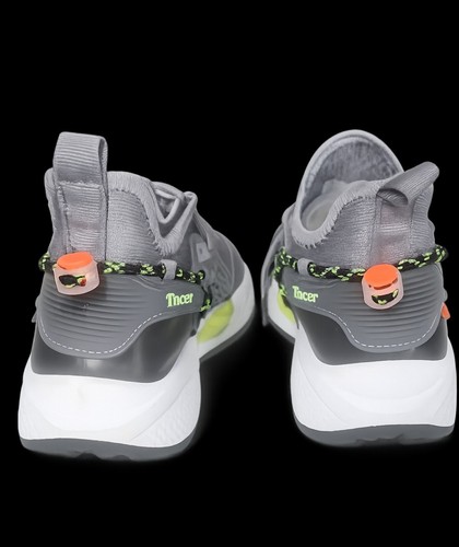 Modern gray sporty sneakers - photo 2