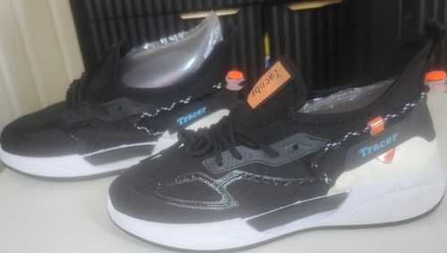 Modern black sporty sneakers - photo 2