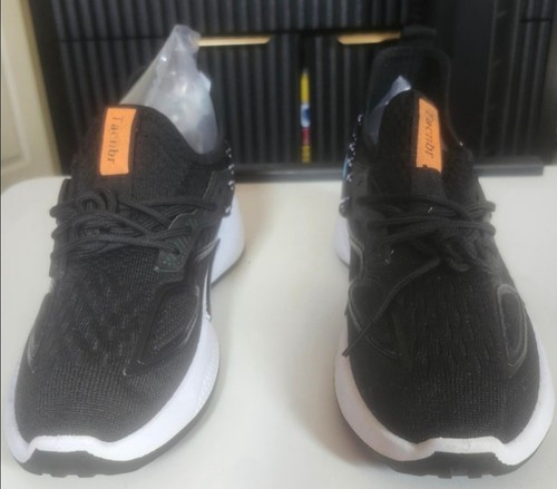 Modern black sporty sneakers - photo 4