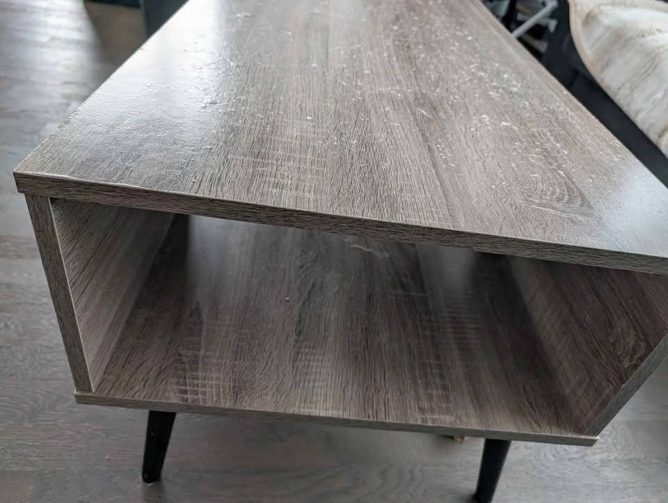 Grey Oak Finish Mid-Century Modern Coffee Table - photo 2