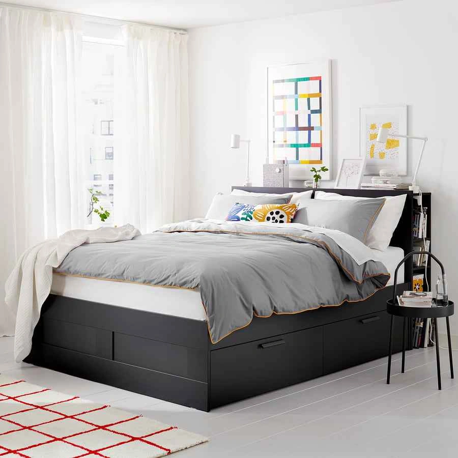 Ikea BRIMNES King Size Bed Frame (Black) - photo 3