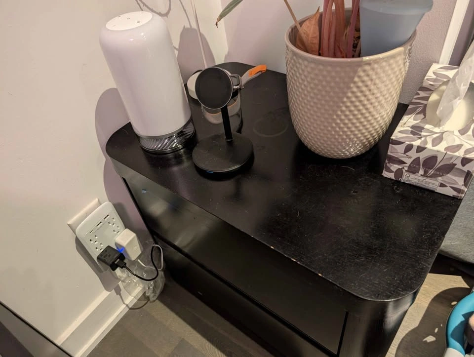 Black 2-Drawer Nightstand - Solid Wood x 2 - photo 4