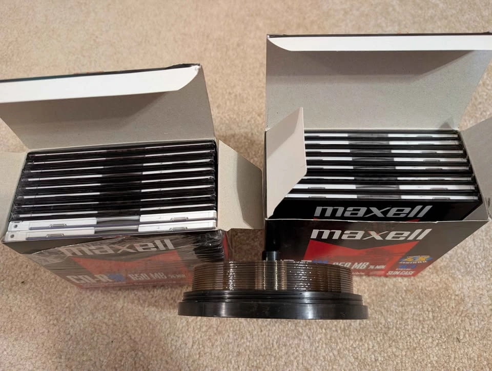 Unused Maxell and Memorex CD-RW Discs - photo 2