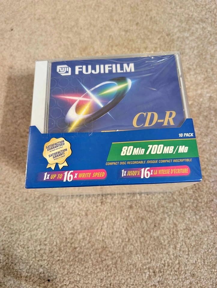 Unopened Fujifilm CD-R 10 Pack