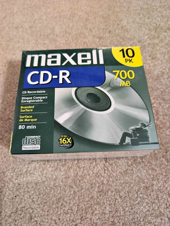 Unopened Maxell CD-R 10 Pack