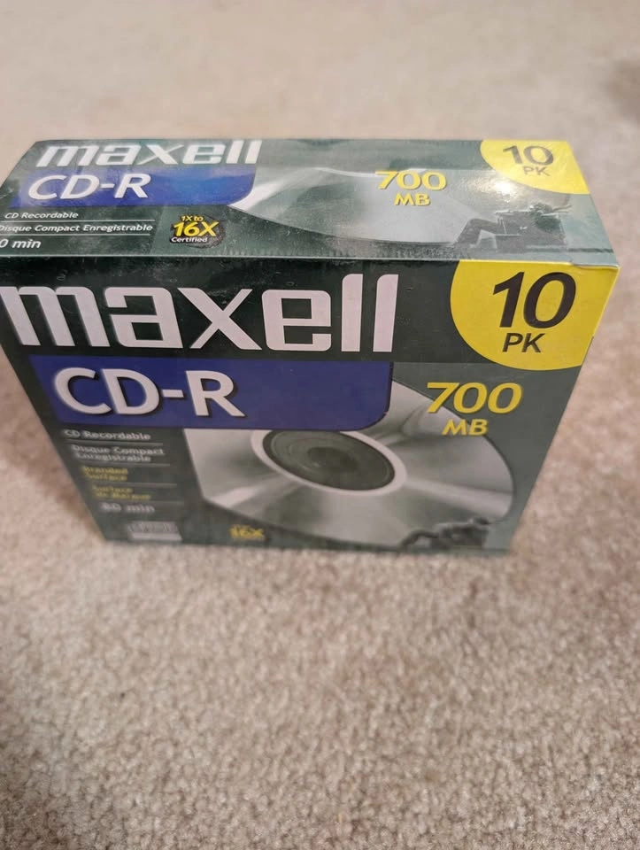 Unopened Maxell CD-R 10 Pack - photo 2