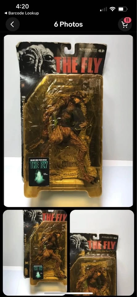 BRUNDLE FLY Figure - Movie Maniacs 3 - McFarlane Toys - photo 3