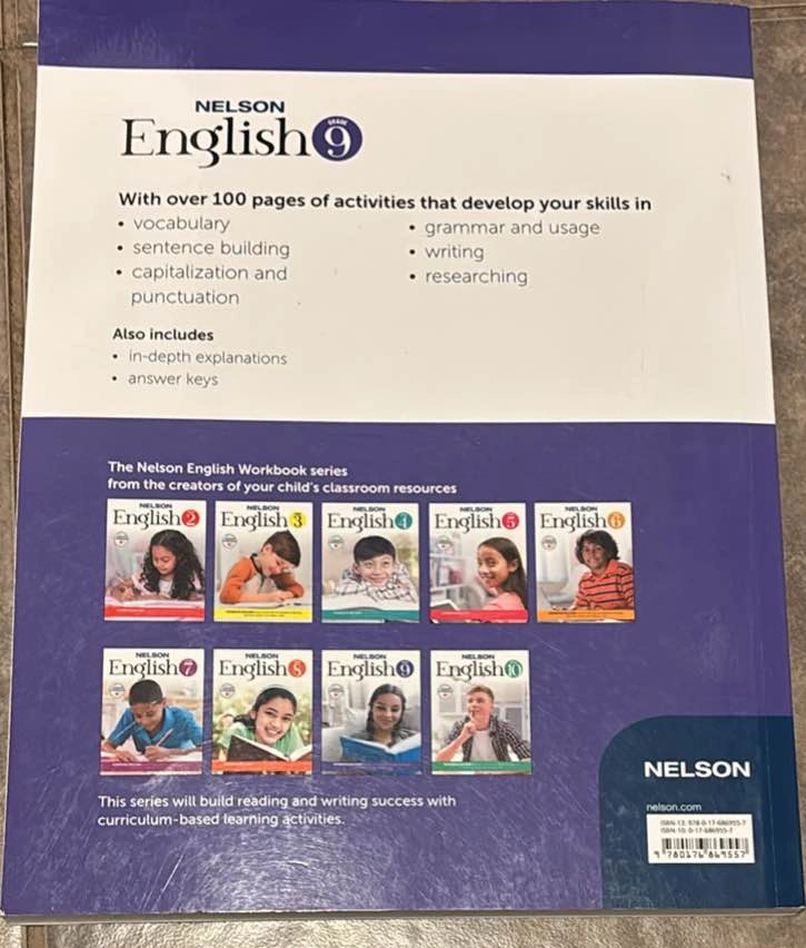 Nelson English 9 Workbook - Excellent Condition - photo 2