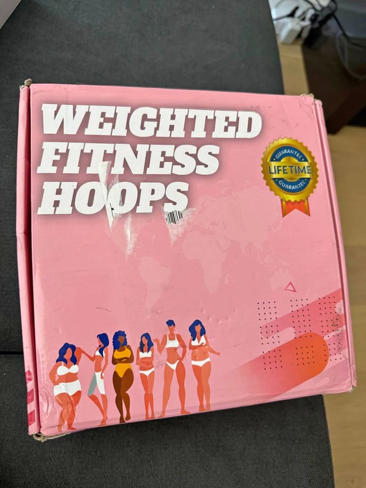 Weighted Fitness Hoops 4th Gen Smart Hula Hoop Blue