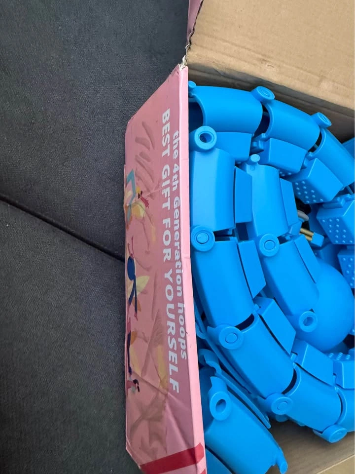 Weighted Fitness Hoops 4th Gen Smart Hula Hoop Blue - photo 3