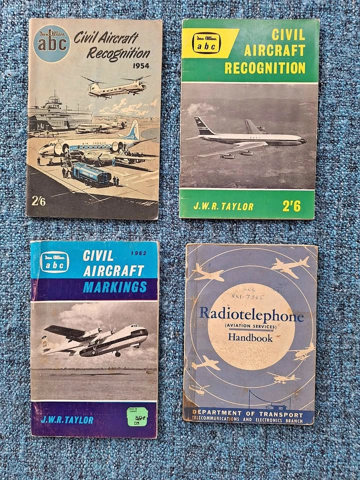 Vintage Ian Allan abc Civil Aircraft Recognition Books