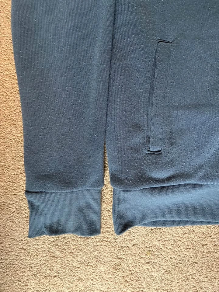 Blue Fur Lined Hoodie - photo 2