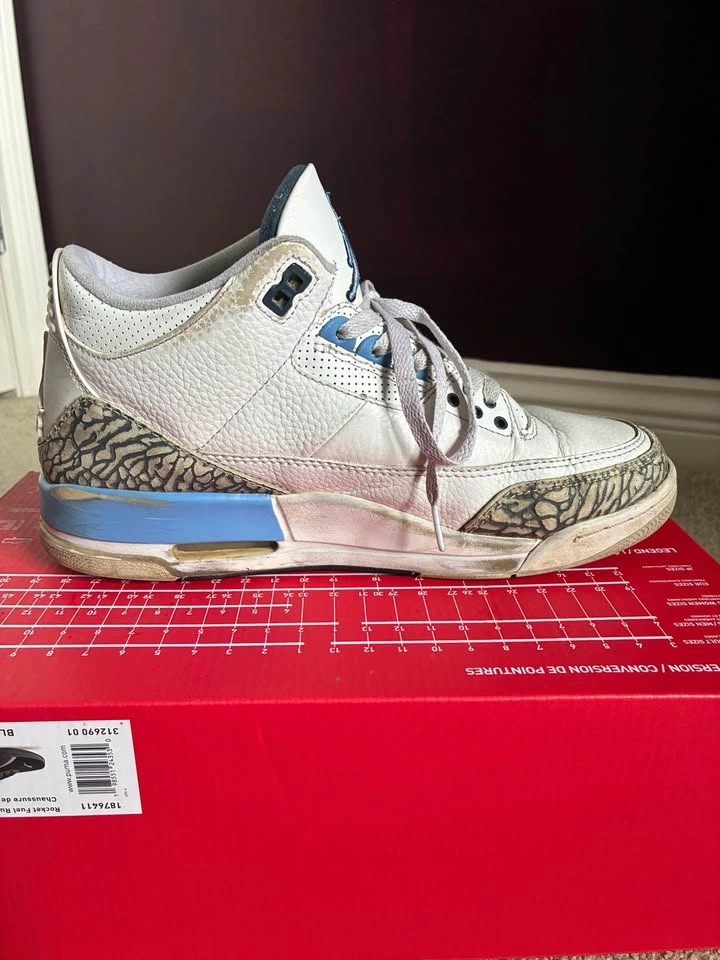 Jordan 3 Retro Unc - photo 5