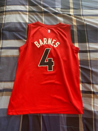 Nike Toronto Raptors Scottie Barnes #4 Jersey Youth Large Red - photo 2