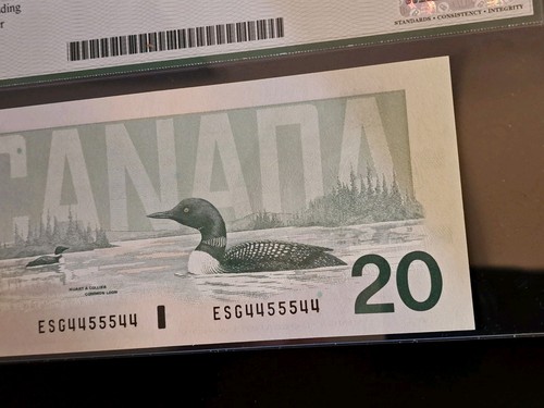 1991 Bank Of Canada $20, 2-Digit Radar Note, 4455544 - photo 2
